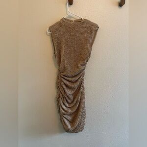 Elegant Sleeveless Ruched Mini Dress